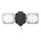 RITEX センサーライトAC式 12W 2灯 LED-AC2024 約2000ルーメン 防犯 防雨タイプIP44 屋外設置可 照射方向・取付自由自在