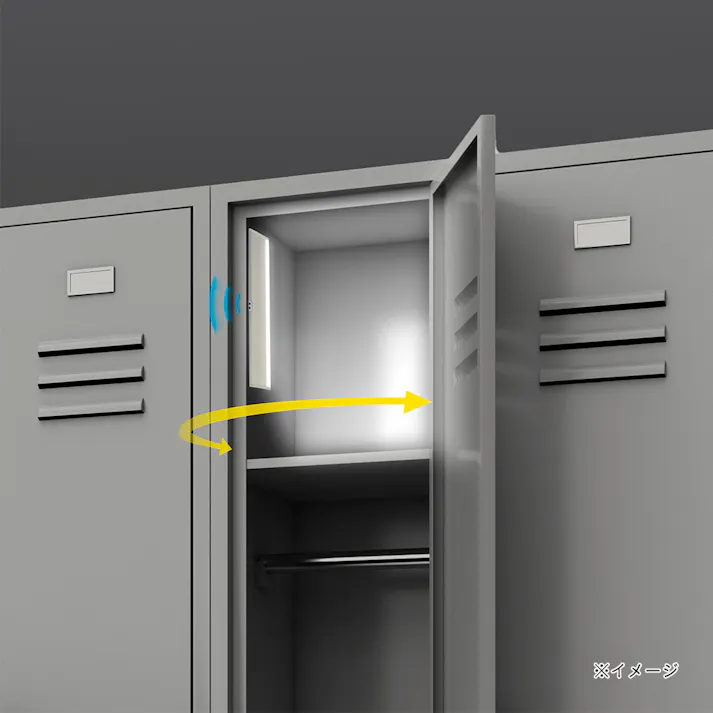 RITEX ムサシ 充電式 うすうすタッチレスセンサーライト ASC-805 50ルーメン 防犯 マグネット・直置き 手かざし点灯