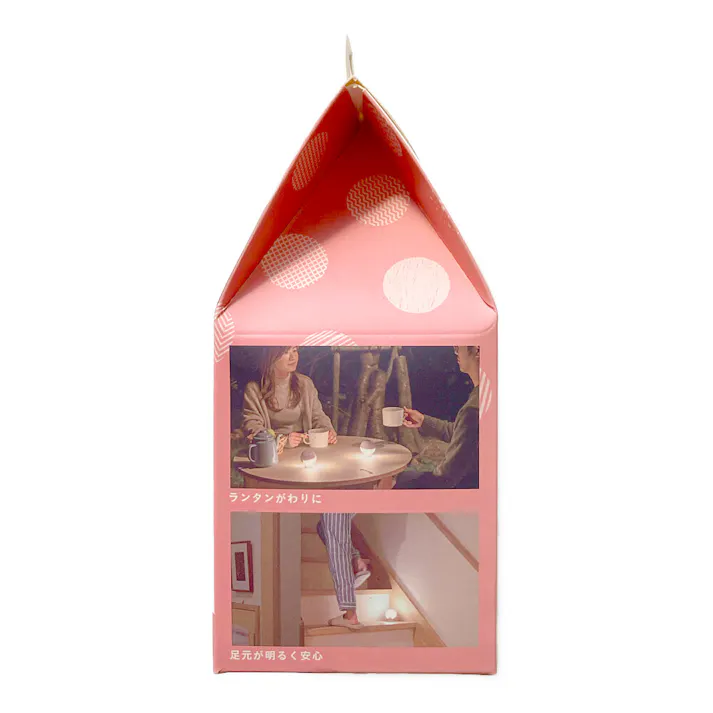 RITEX 柔らかな色合いのシャンパンピンクのコンパクトライト WSL001SP 50ルーメン 防犯 マグネット設置 持ち運びライト 人感明暗センサー