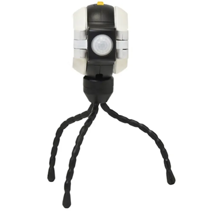 RITEX どこでもセンサーライトダブル 屋内電池式 ASL-092 170ルーメン 防犯 防雨機能付 屋外設置可 自由に曲がる三脚 取付自由自在