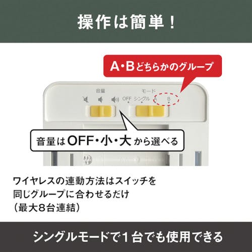 CAINZ-DASH】ムサシ 激突防止ライトワイヤレス２台入 DW-900【別送品 