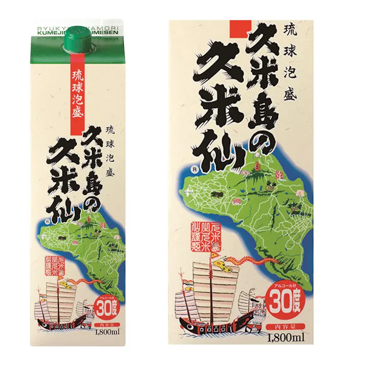 琉球泡盛 久米島の久米仙 30度 1800ml