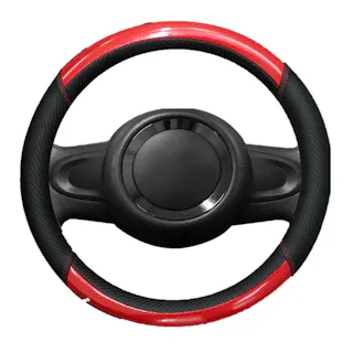 カーボン調ハンドルカバー S レッド