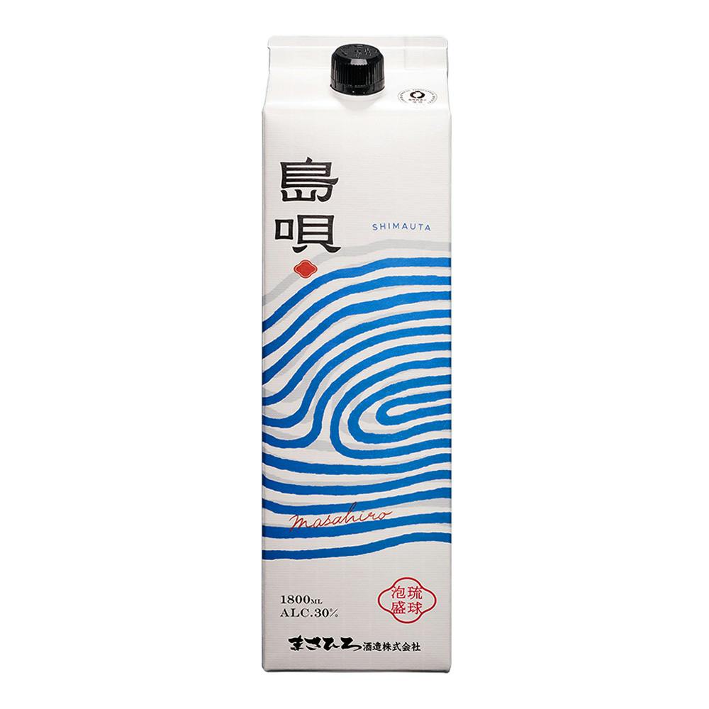 (沖縄)まさひろ酒造 泡盛 島唄 パック 30度 1800ml 琉球泡盛・古酒 (沖縄)まさひろ酒造 泡盛 島唄 パック 30度 1800ml 琉球泡盛・古酒