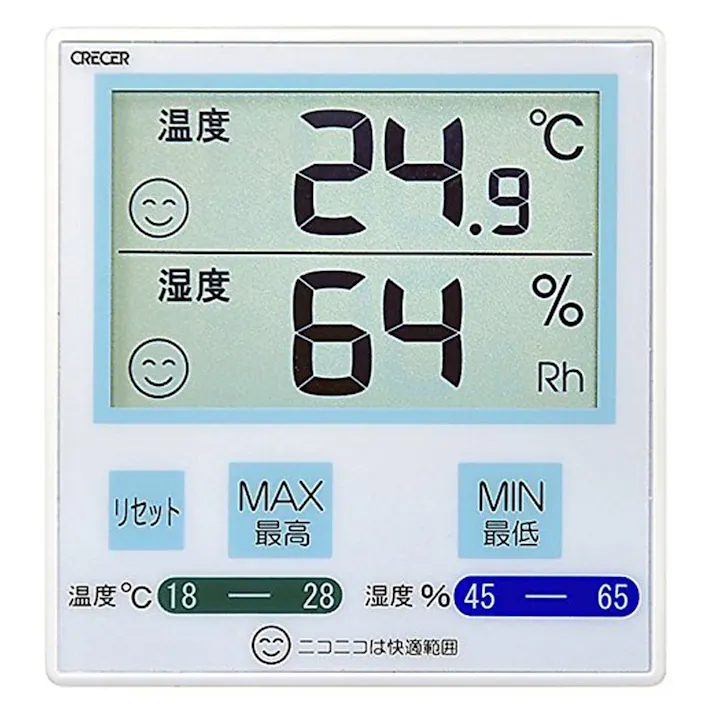 デジタル温湿度計 CR-1100BG