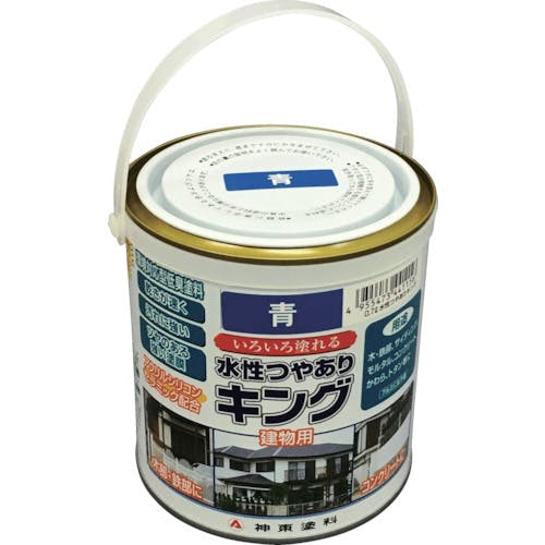シントーファミリー 建物用塗料(水性) つやありキング 青 0.7L 4415-0.7 建物用塗料(水性) シントーファミリー 建物用塗料(水性) つやありキング 青 0.7L 4415-0.7 建物用塗料(水性)