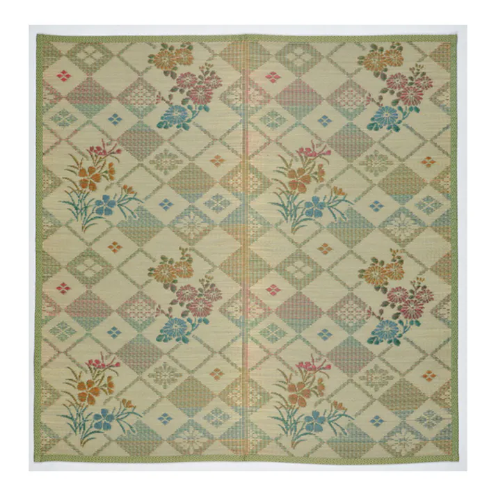 い草柄上敷き 寿巡 江戸間 4.5畳