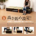 収納できる小上がり畳 タタミ座 60.5×60×25.5【別送品】