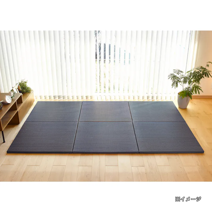 置き畳 南風 ネイビー 65×65cm