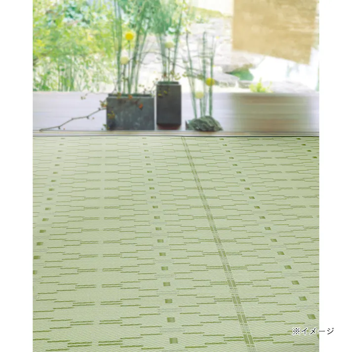 PP柄 上敷き やなぎ 江戸間 2帖