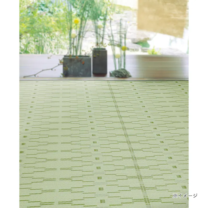 PP柄 上敷き やなぎ 江戸間 3帖