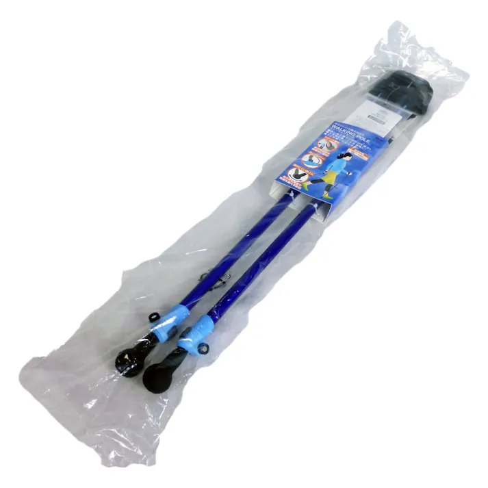 鉄人倶楽部 ウォーキングポール ネイビー IMC-150N 2本組