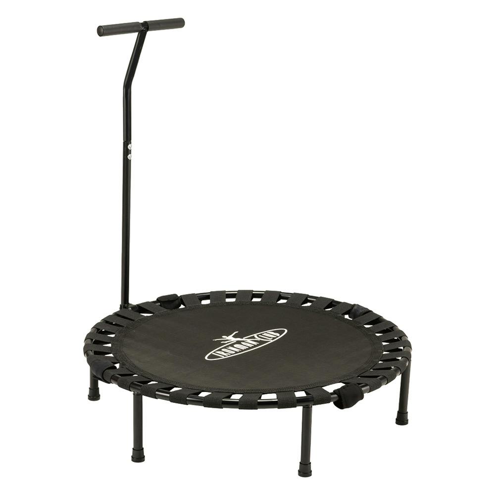 鉄人倶楽部 ハンドル付フォールディング トランポリン IMC-155BK