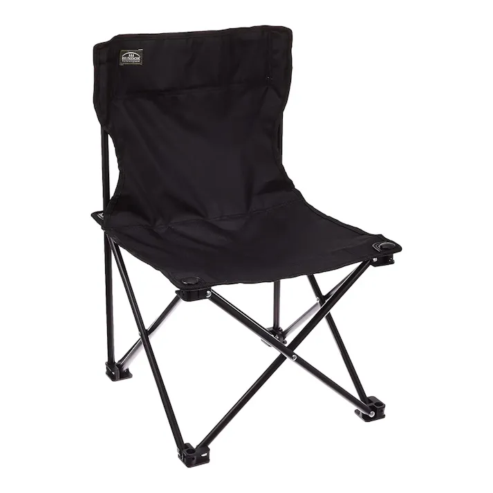 BUNDOK アクションチェア M ブラック BD-138BK