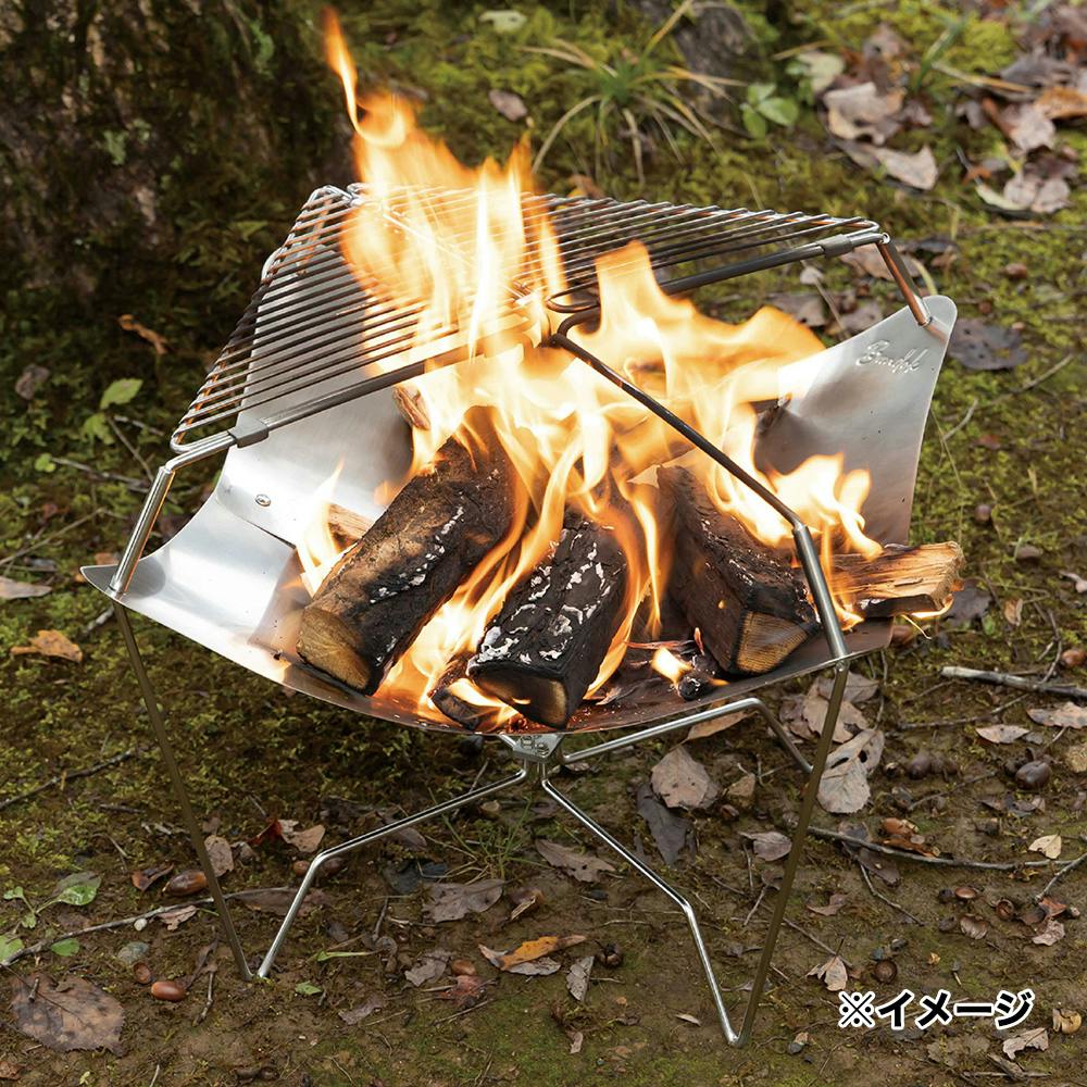 カワセ BUNDOK 焚き火 LOTUS BD-499 | キャンプ・バーべーキュー用品