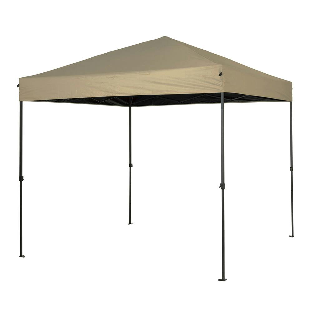 ワンプッシュタープ250cm ブラックコーティング ブラウン C2506BC