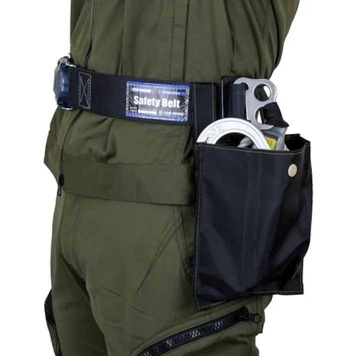 【CAINZ-DASH】藤井電工 胴ベルト型墜落制止用器具用ロープ収納袋 MR-45 青緑色 MR-45-BG-HD【別送品】