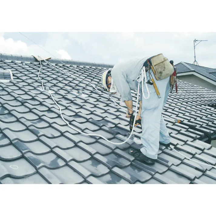 【CAINZ-DASH】藤井電工 屋根上作業用墜落防止器具 ヤネロップ300型 一式 YU-300 YU-300-BX【別送品】