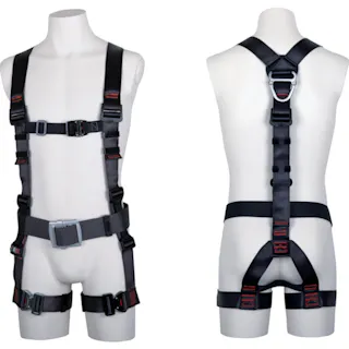 【CAINZ-DASH】藤井電工 飛燕ハーネス ハーネス本体のみ 胴ベルト付き ダークグレー Lサイズ TH-506-OT-DG-L-BX【別送品】