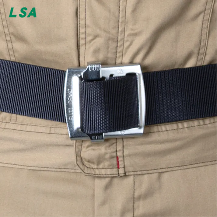 【CAINZ-DASH】藤井電工 胴ベルト型墜落制止用器具(ロープタイプ) LSA(三つ打ちロープ) 黒 Mサイズ 幅50MM×長さ1200MM TB-LSA-590-BLK-M-BP【別送品】