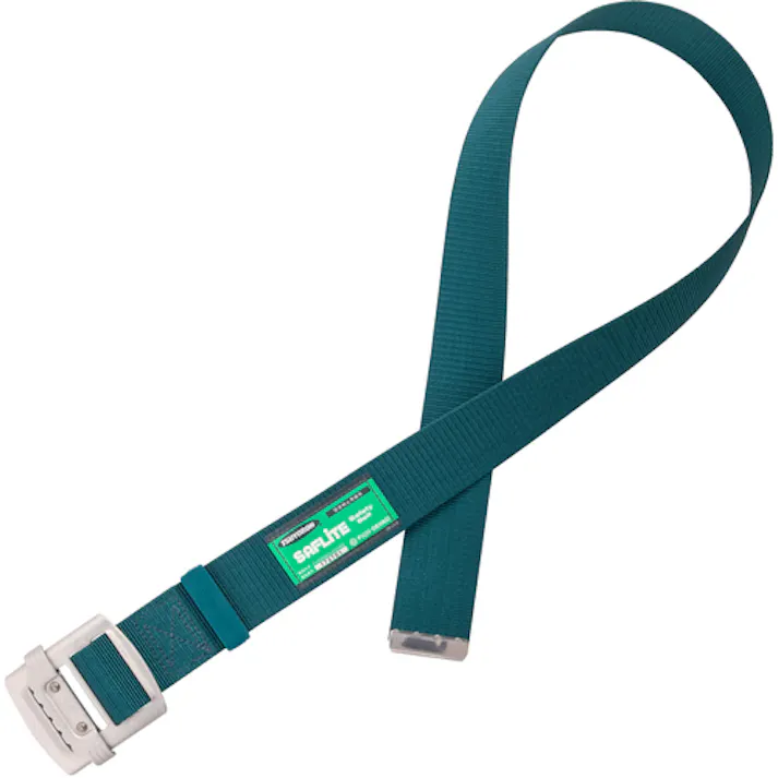 【CAINZ-DASH】藤井電工 胴ベルトのみ アルミスライドバックル 青緑 Mサイズ 幅50MM×長さ1200MM TUB-NS5N-BG-M-BP【別送品】