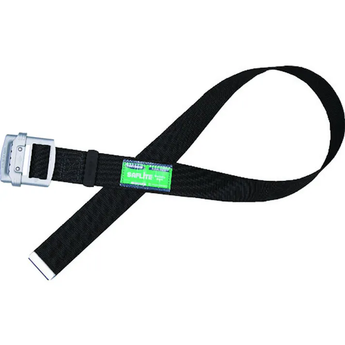 藤井電工 ツヨロン 胴ベルトのみ アルミスライドバックル 黒 Lサイズ TUB-NS5N-BLK-L-BP