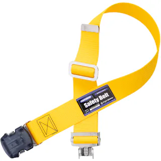 【CAINZ-DASH】藤井電工 胴ベルトのみ ワンタッチバックル 黄 Mサイズ 幅50MM×長さ1200MM TUB-SOTN-Y-M-BP【別送品】