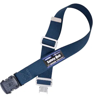 【CAINZ-DASH】藤井電工 胴ベルトのみ ワンタッチバックル 紺 Mサイズ 幅50MM×長さ1200MM TUB-SOTN-BL2-M-BP【別送品】