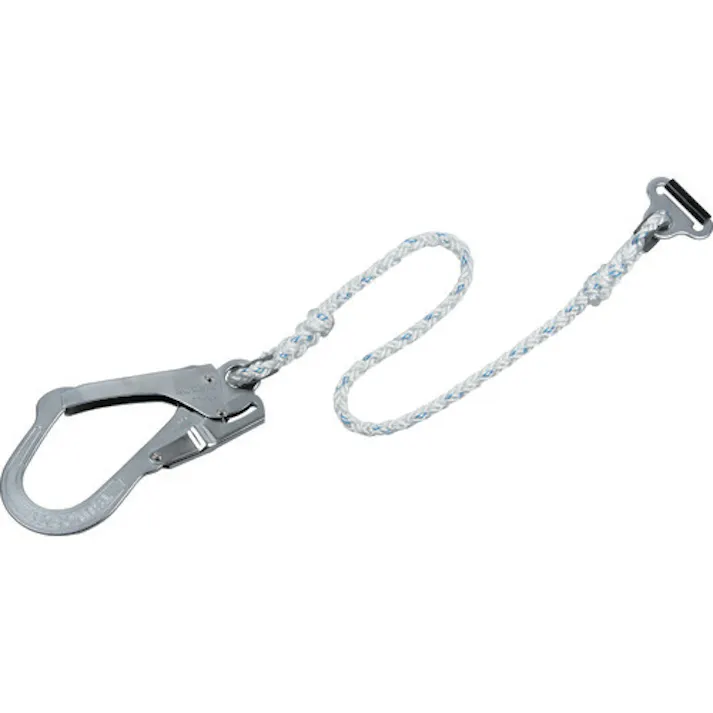 【CAINZ-DASH】藤井電工 胴ベルト型墜落制止用器具用補助ロープ 八つ打ちロープ 連結環FL-51・フックFS-99-1 D環止めなし TBL-AT-5991C-N-BP【別送品】