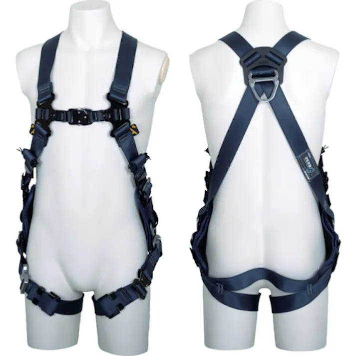 【CAINZ-DASH】藤井電工 ZERO-Gハーネス ハーネス本体のみ 紺 Lサイズ 腿Vタイプ スタンダードグレード TH-520V-OT-BL-L-SG-BX【別送品】