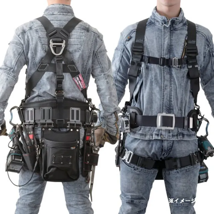 藤井電工 ツヨロン KITEハーネス ハーネス本体のみ 黒 Lサイズ TH-521-OT-BLK-L-BX