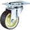 【CAINZ-DASH】ハンマーキャスター 旋回式ウレタン車輪（ナイロンホイール）５０ｍｍ 420E-UR50【別送品】