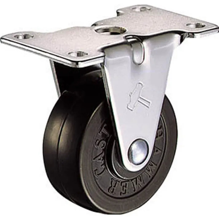 ハンマー Eシリーズ固定式ゴム車輪 420ER-R50 50mm