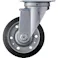 【CAINZ-DASH】ハンマーキャスター 旋回式ゴム車輪 125mm 420S-R125【別送品】