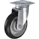 【CAINZ-DASH】ハンマーキャスター 旋回式ゴム車輪 150mm 420S-R150【別送品】