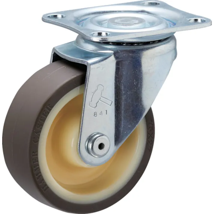 【CAINZ-DASH】ハンマーキャスター キャスター自在ウレタン車車75mm 420S-UB75【別送品】