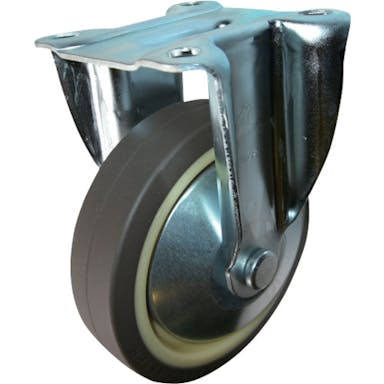 【CAINZ-DASH】ハンマーキャスター 固定式ウレタン車輪（ラジアルボールベアリング）１５０ｍｍ 420SRP-UB150【別送品】