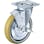 【CAINZ-DASH】ハンマーキャスター 旋回式ウレタン車輪（ローラーベアリング）２００ｍｍ　ストッパー付 419S-URB200【別送品】