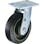 【CAINZ-DASH】ハンマーキャスター 重荷重用旋回式ゴム車輪（イモノホイール・ラジアルボールベアリング）１２５ｍｍ 500BPS-CR125【別送品】