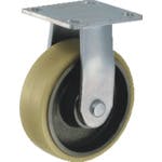 【CAINZ-DASH】ハンマーキャスター 重荷重用固定式ウレタン車輪（イモノホイール・ラジアルボールベアリング）１５０ｍｍ 500BPR-CU150【別送品】