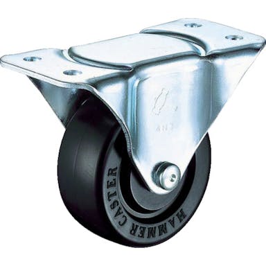 【CAINZ-DASH】ハンマーキャスター Ｇシリーズ固定式ゴム車輪　１２５ｍｍ 440R-R125【別送品】