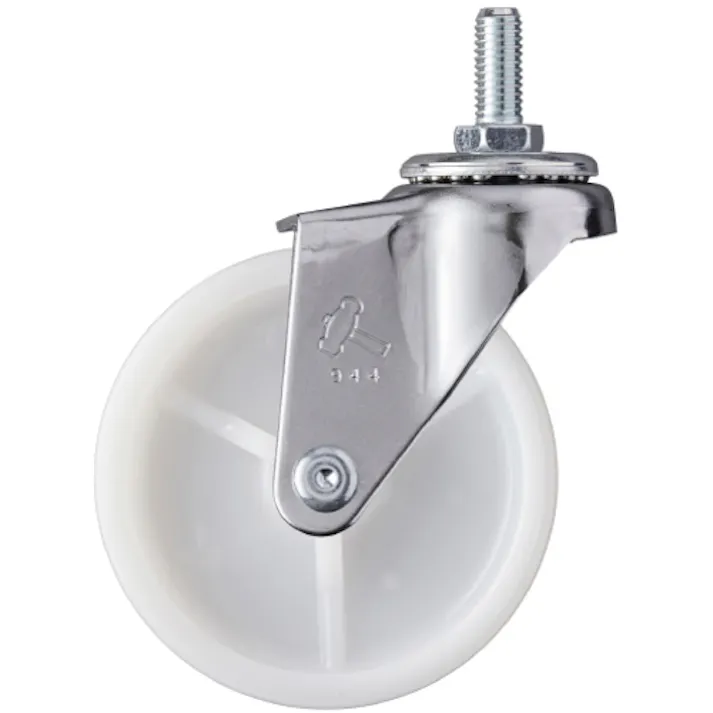 【CAINZ-DASH】ハンマーキャスター ねじ込み旋回式ナイロン車輪 75mm W3/8 420A-20N75【別送品】