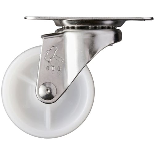 【CAINZ-DASH】ハンマーキャスター Ｅシリーズオールステンレス自在ナイロン車５０ｍｍ 320E-N50【別送品】