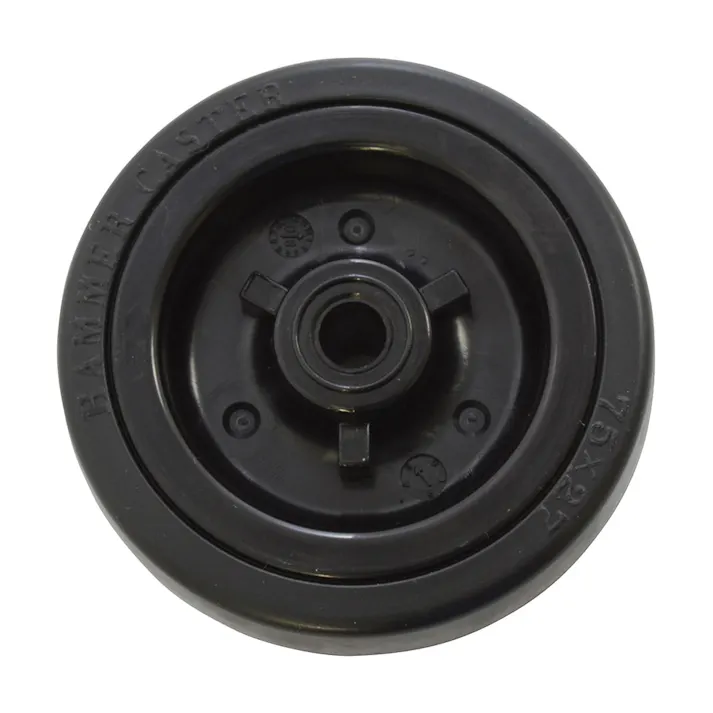 ハンマー G型ゴム車輪 425G-R75 75mm