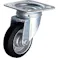 【CAINZ-DASH】ハンマーキャスター 旋回式ゴム車輪(ローラーベアリング)180mm 400S-RB180【別送品】