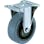 【CAINZ-DASH】ハンマーキャスター 静音固定式ゴム車輪（ナイロンホイール・ラジアルボールベアリング）７５ｍｍ 420BBR-FR75【別送品】