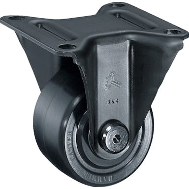 【CAINZ-DASH】ハンマーキャスター 低床超重荷重用固定式ナイロン車輪（ラジアルボールベアリング）７５ｍｍ 560SR-NRB75【別送品】