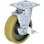 【CAINZ-DASH】ハンマーキャスター 重荷重用旋回式ウレタン車輪（イモノホイール・ラジアルボールベアリング）１５０ｍｍ　ＳＰ付 519BPS-CU150【別送品】