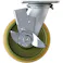 【CAINZ-DASH】ハンマーキャスター 重荷重用旋回式ウレタン車輪(イモノホイール・ラジアルボールベアリング)150mm SP付 519BPS-CU150【別送品】