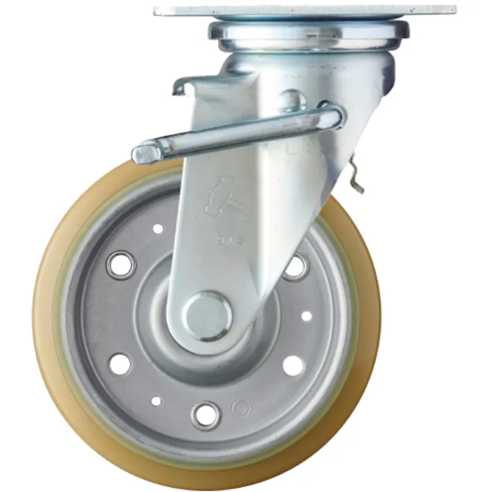 【CAINZ-DASH】ハンマーキャスター Jシリーズ 自在 SP付 ウレタン車B入り150mm 413J-UBB150【別送品】